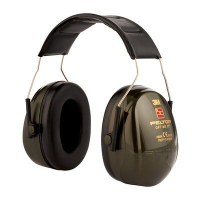 3M PELTOR Optime II Earmuffs, 31 dB, Green, Headband, H520A-407-GQ