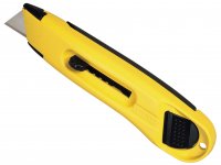 STANLEY RETRACTABLE BLADE UTILITY KNIFE CARDED