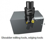 Shoulder milling tools, edging tools