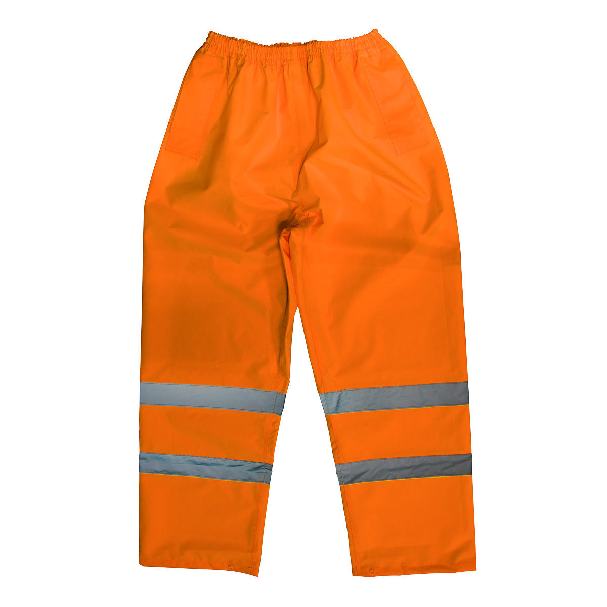 Hi-Vis Orange Waterproof Trousers - Medium