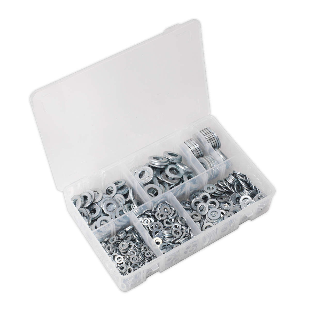 Flat Washer Assortment 1070pc M5-M16 Form A Metric