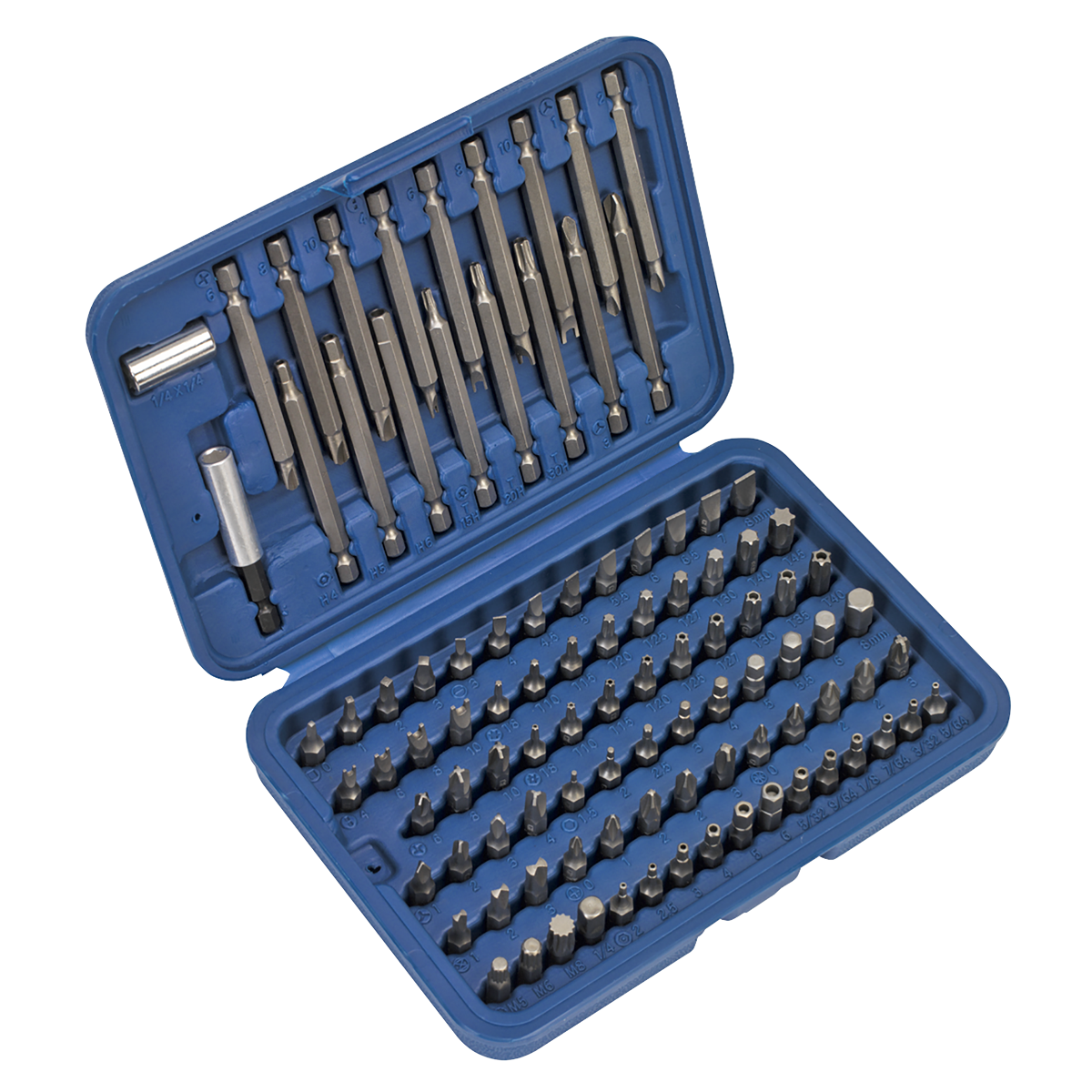 Power Tool/Security Bit Set 99pc Long & Short
