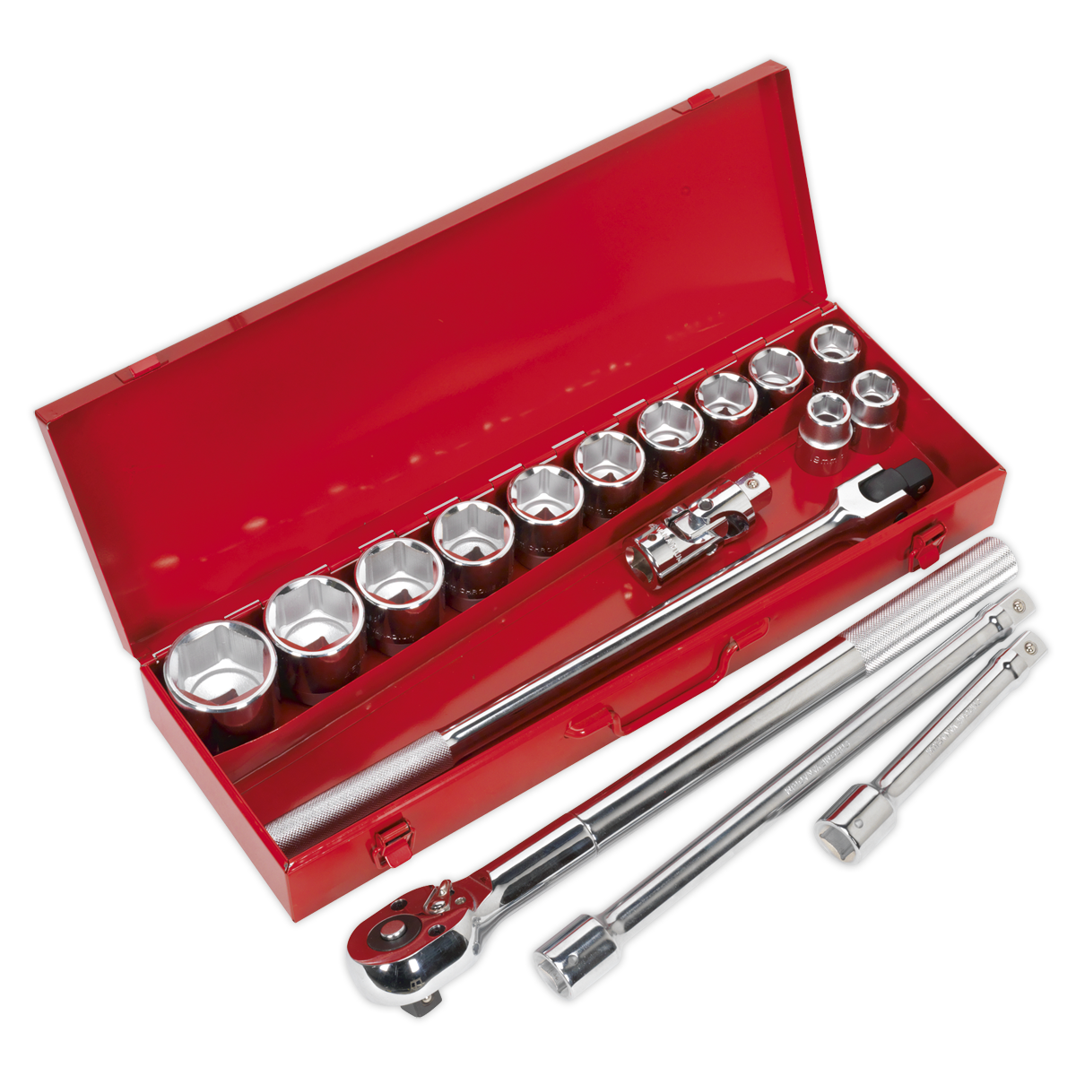 Socket Set 17pc 3/4"Sq Drive WallDrive• Metric