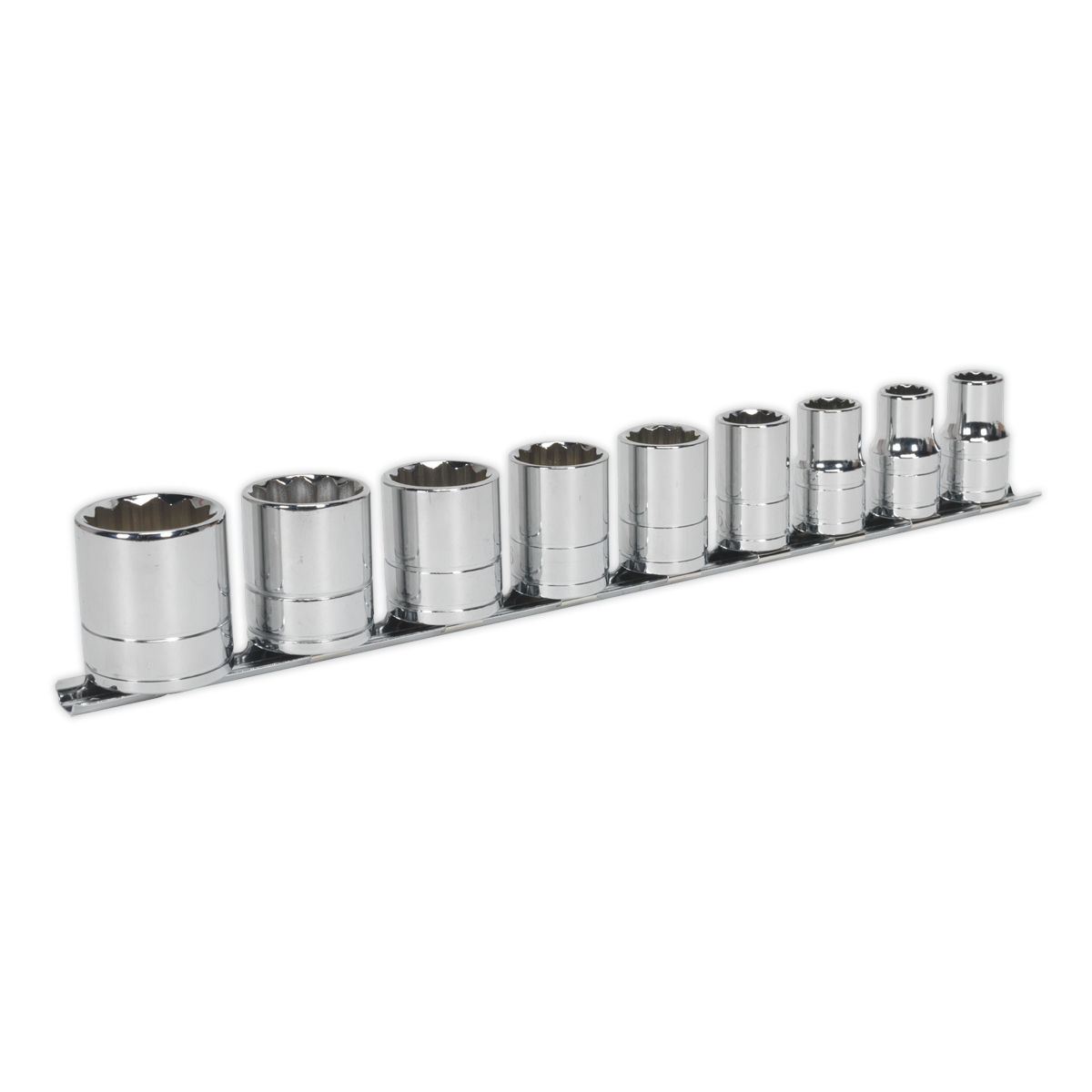 Socket Set 9pc 1/2"Sq Drive Whitworth