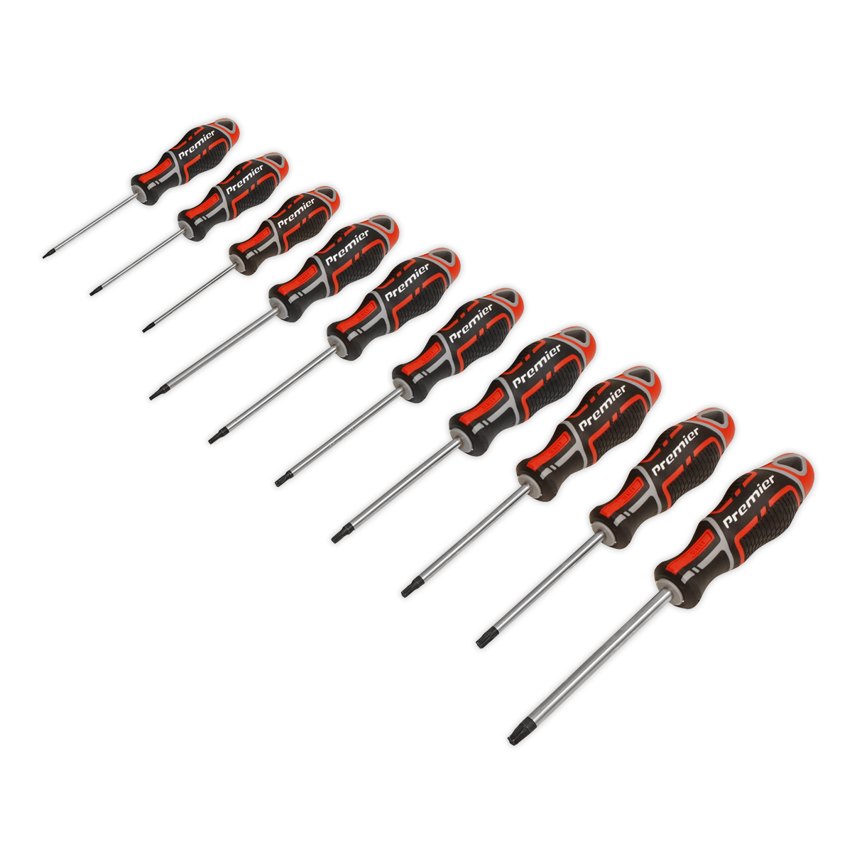 Screwdriver Set 10pc TRX-Star* GripMAX• - Red