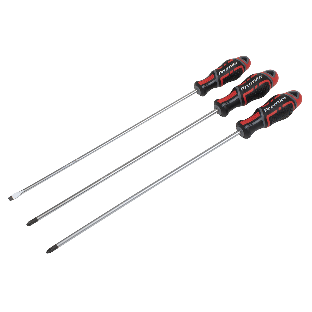 GripMAX• Screwdriver Set Extra-Long 3pc