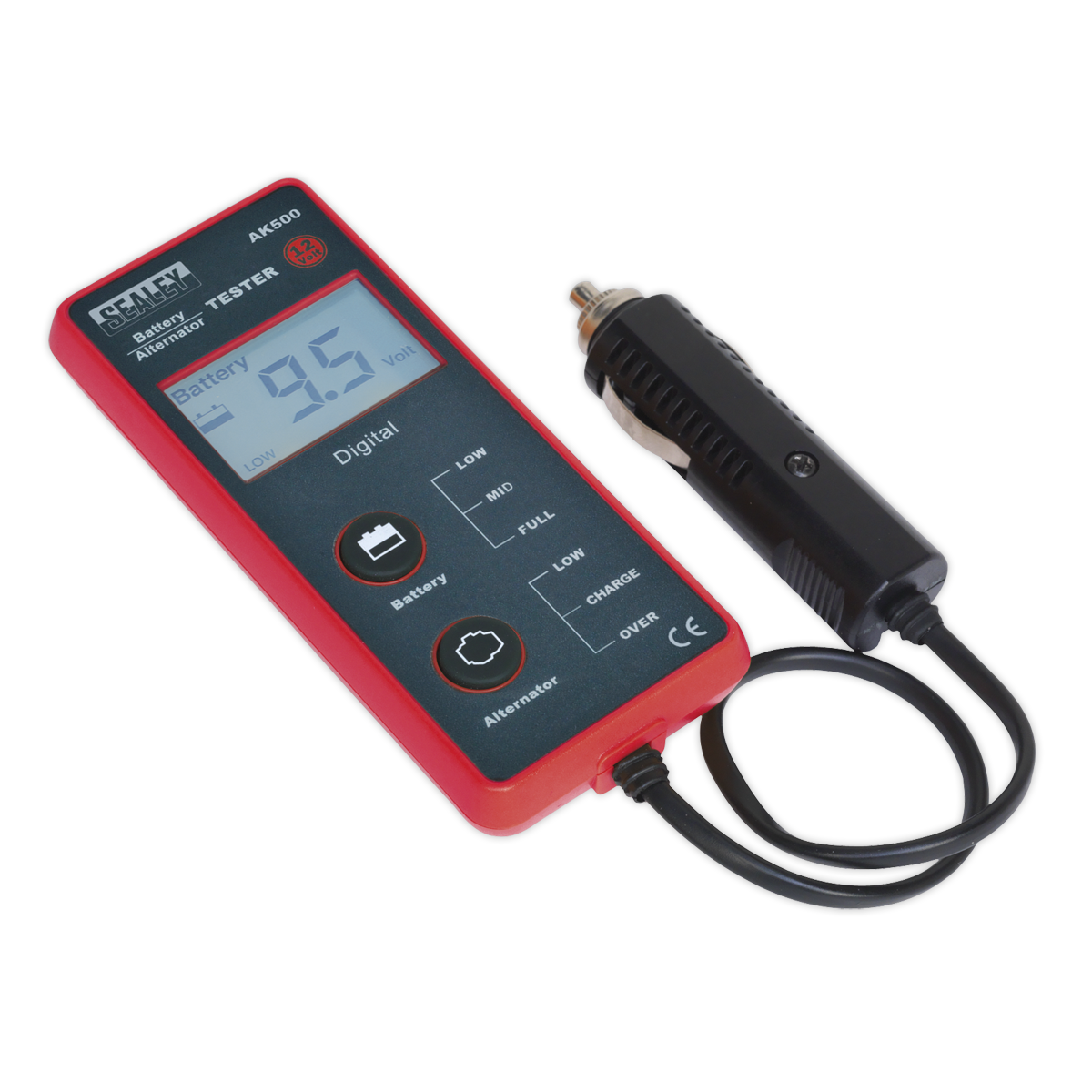 Battery & Alternator Tester 12V - LCD Screen