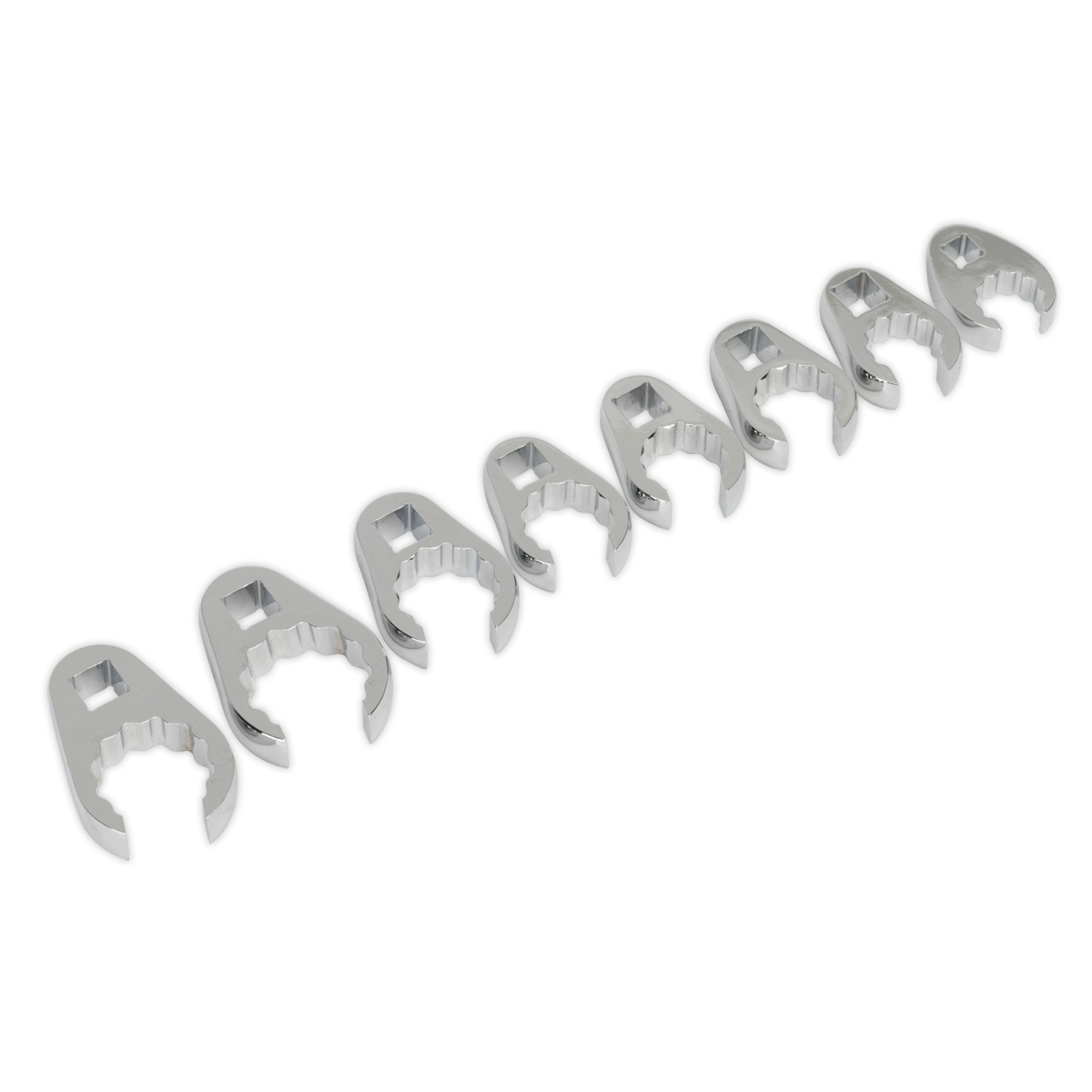 Crow's Foot Spanner Set 8pc 1/2"Sq Drive Metric