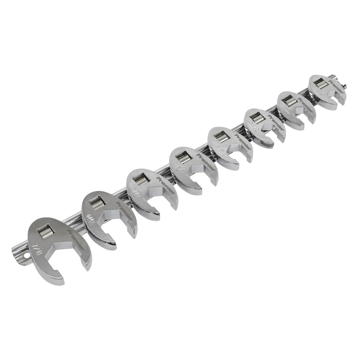 Crow's Foot Spanner Set 8pc 3/8"Sq Drive Imperial