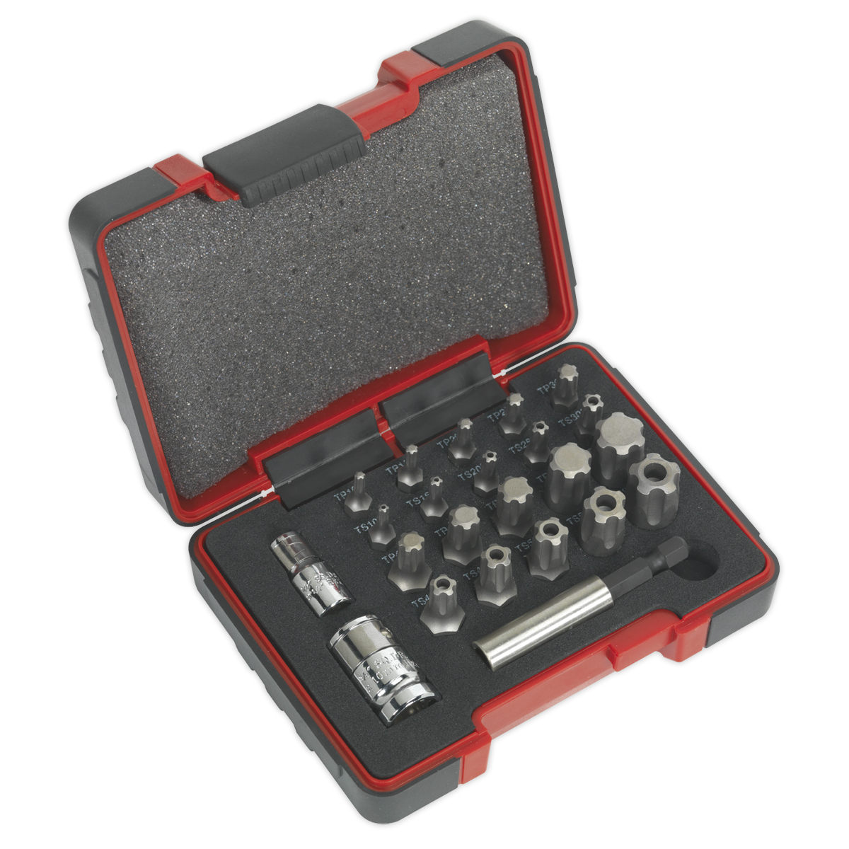 TRX-P* & Security TRX-TS* Bit Set 23pc 1/4" & 3/8"Sq Drive