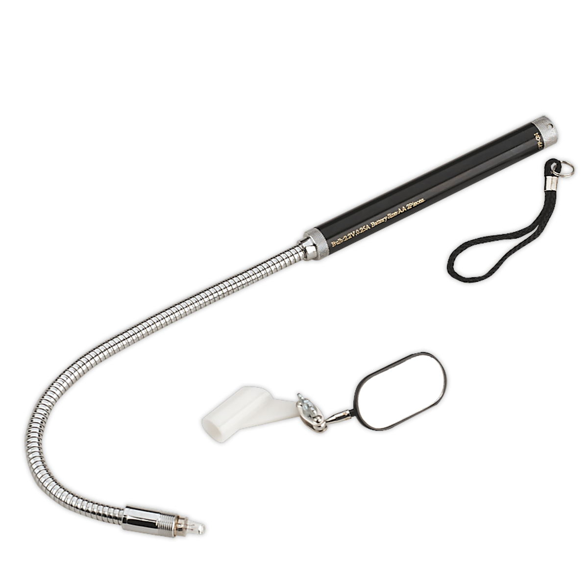 Flexible Inspection Mirror with Light