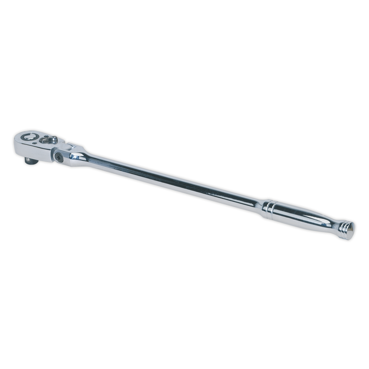 Ratchet Wrench Flexi-Head 445mm 1/2"Sq Drive Pear-Head Flip Reverse