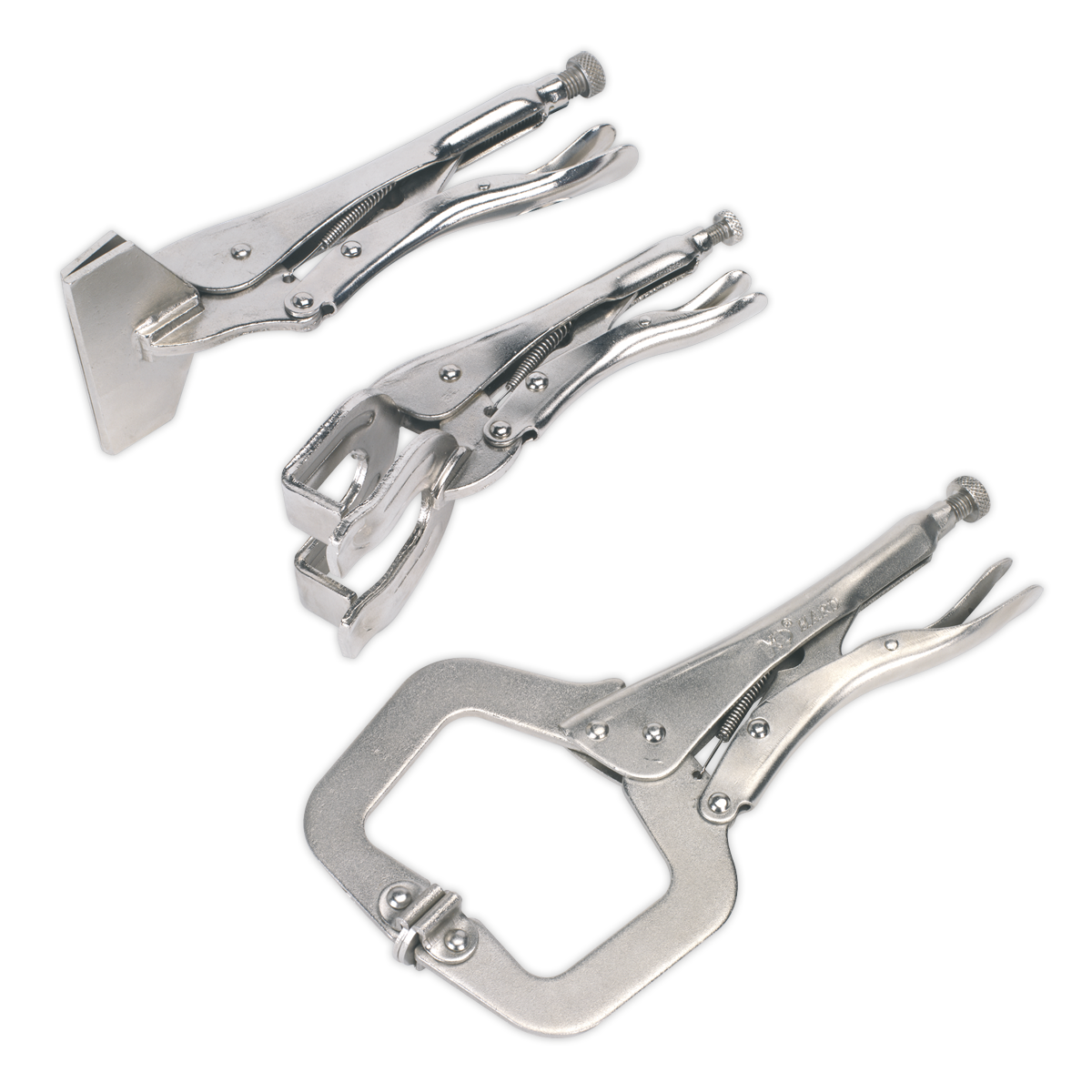 'C' Clamp & Welding Clamp Set 3pc