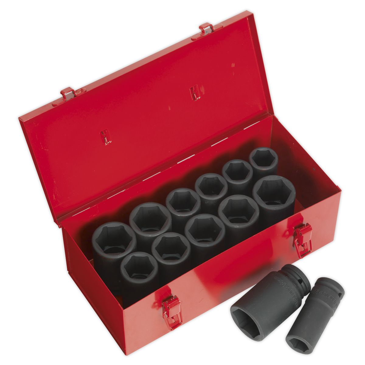 Impact Socket Set 13pc Deep 3/4"Sq Drive Metric/Imperial