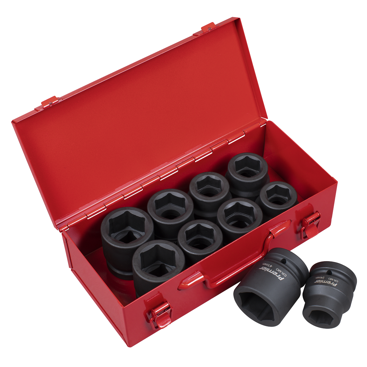 Impact Socket Set 10pc 1"Sq Drive Metric/Imperial