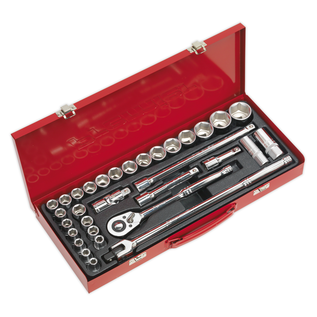 Socket Set 32pc 1/2"Sq Drive 6pt WallDrive• - Metric/Imperial