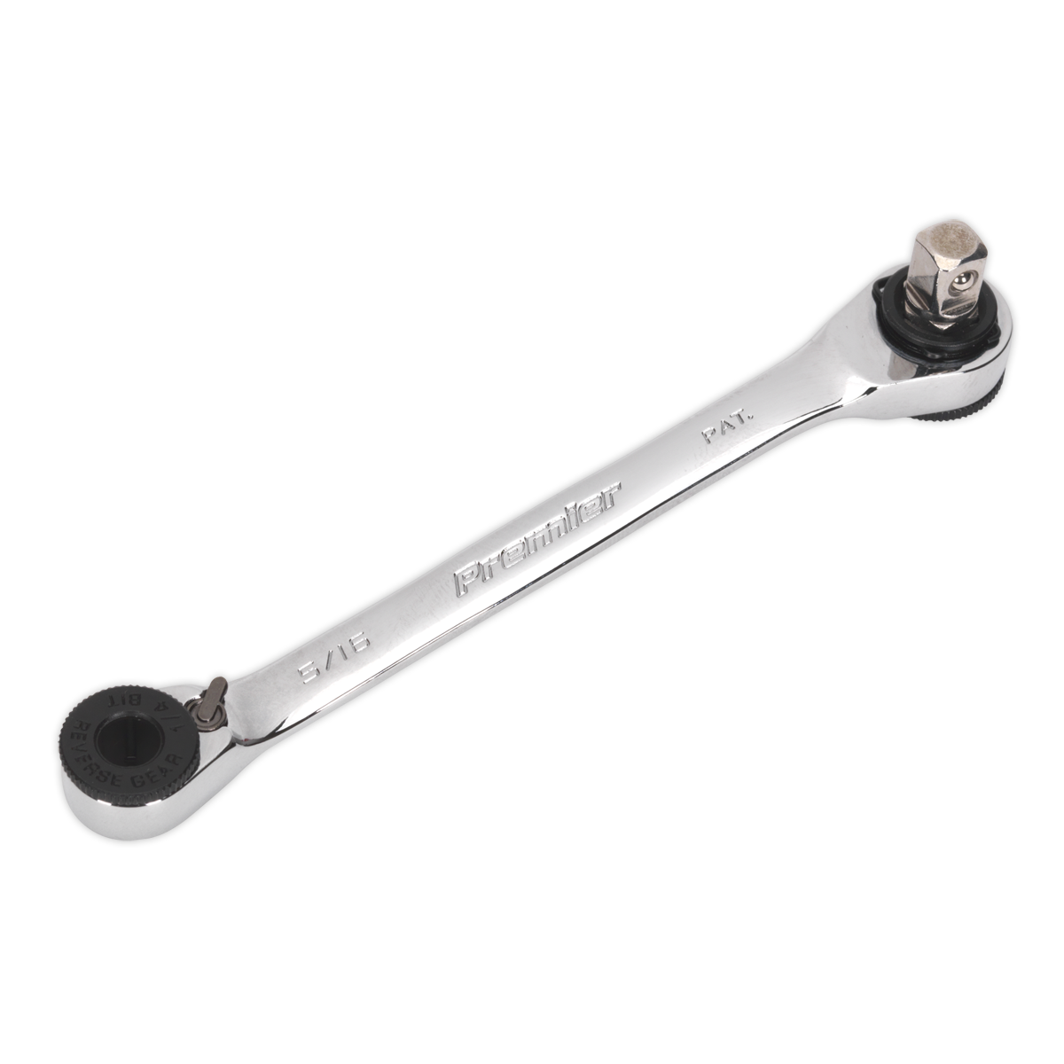 Ratchet Spanner 1/4"Hex x 5/16"Hex Drive with 1/4"Sq Drive Adaptor