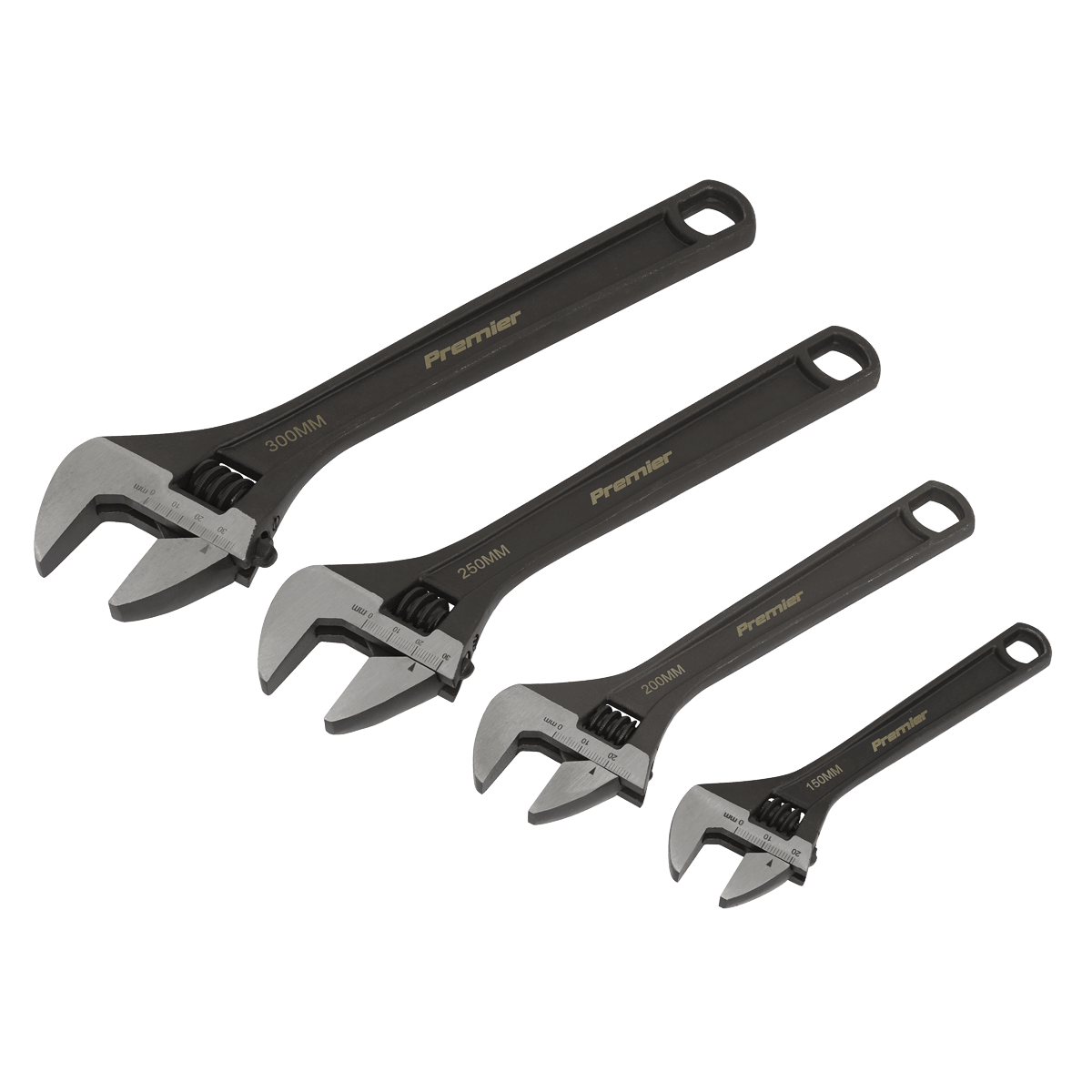 Adjustable Wrench Set 4pc