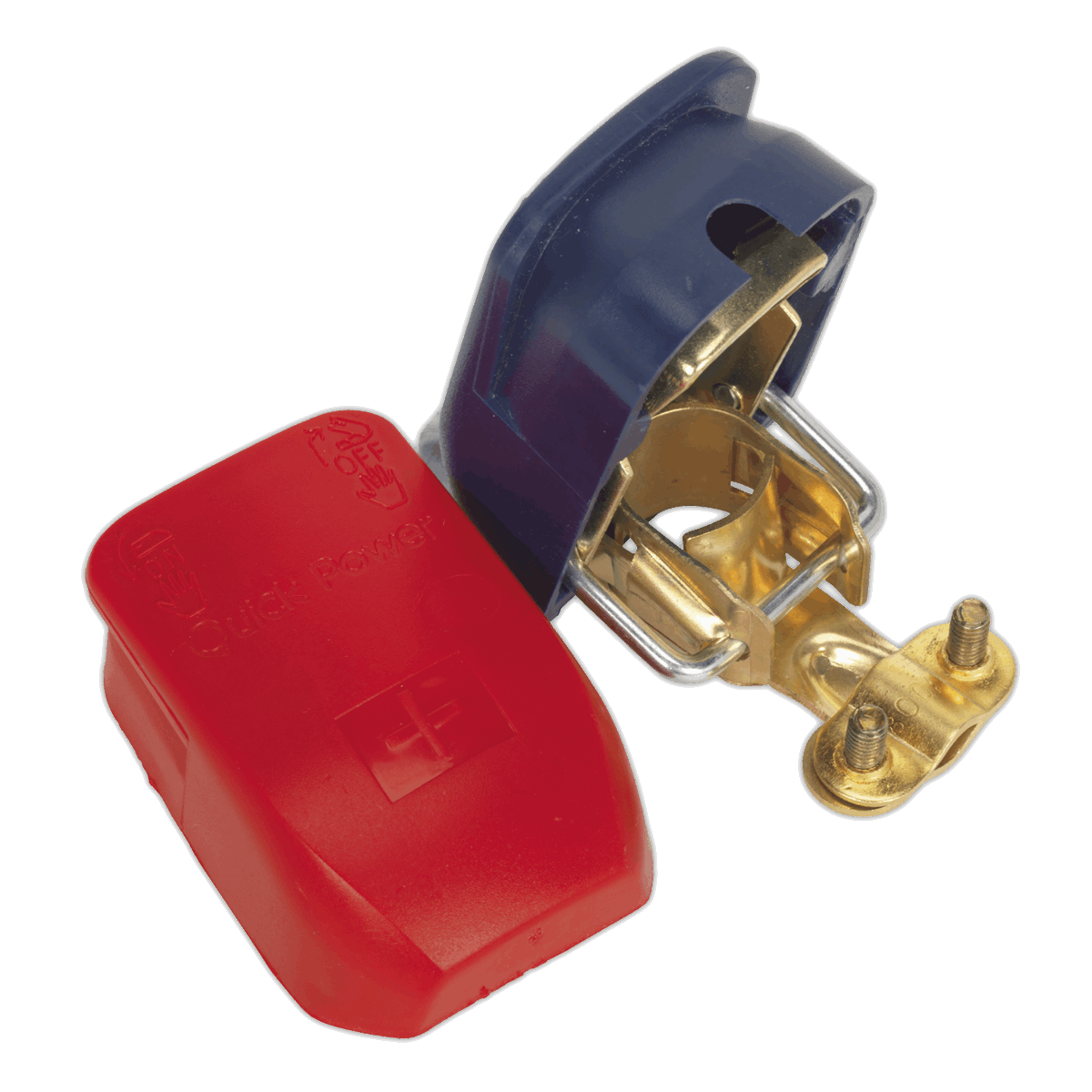 Quick Release Battery Clamps Positive-Negative Pair