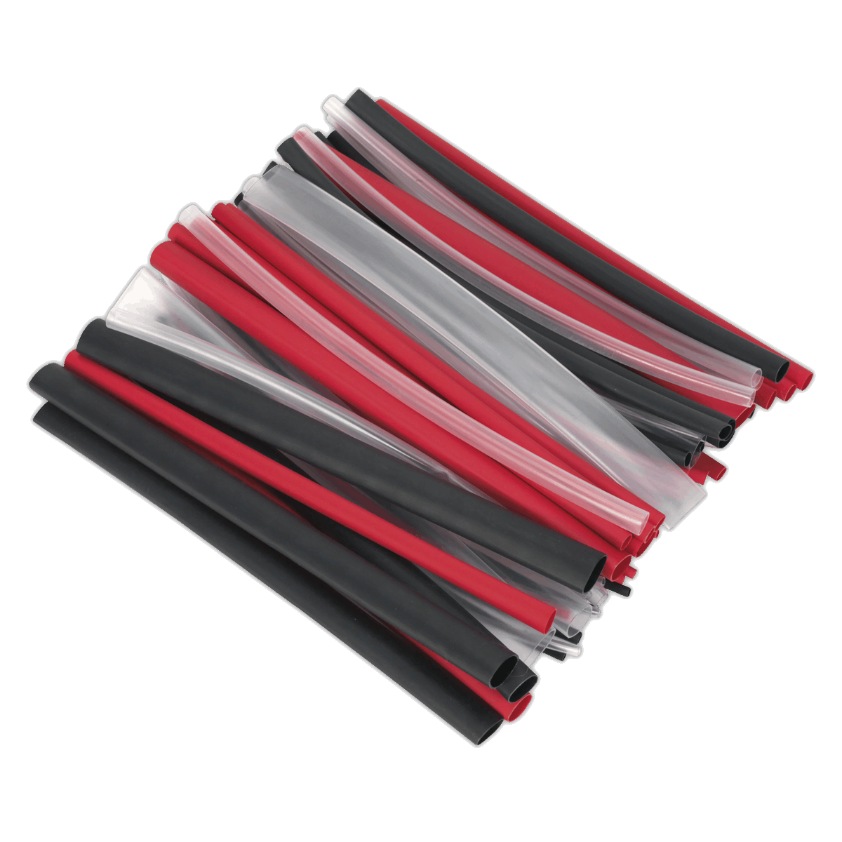 Heat Shrink Tubing Assortment 72pc Mixed Colours Adhesive Lined 200mm