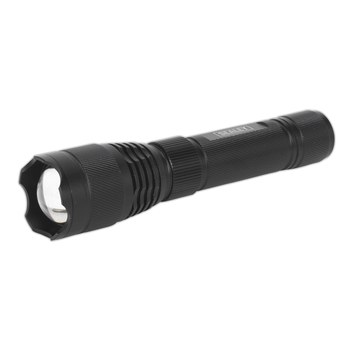 Aluminium Torch 10W SMD LED Adjustable Focus Rechargeable