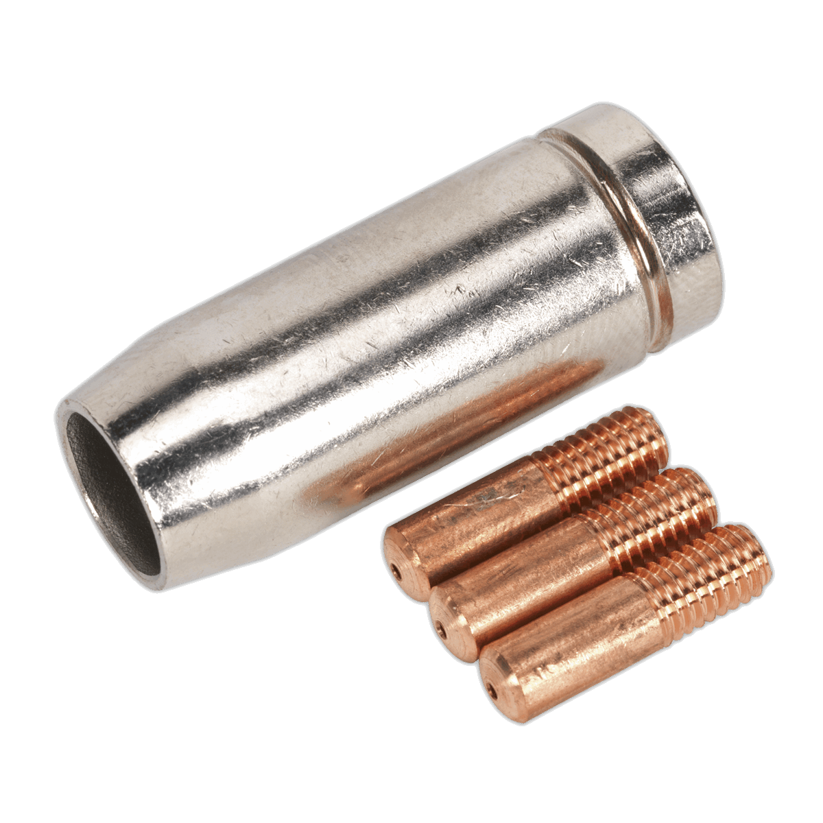 Conical Nozzle x 1 Contact Tip 0.8mm x 3 MB14