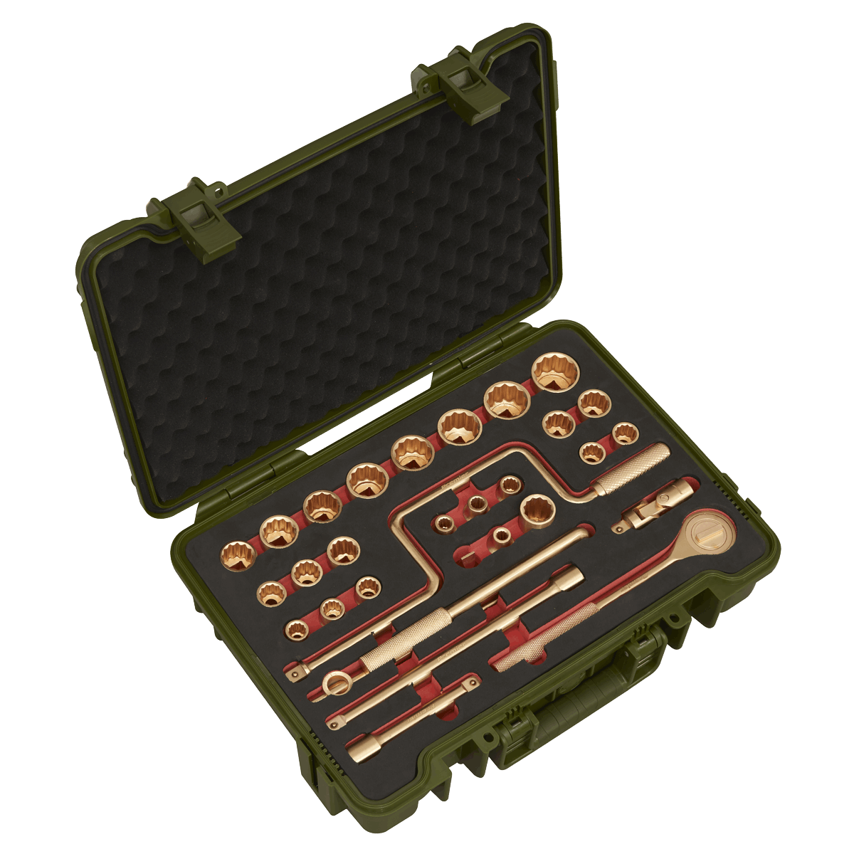 Socket Set 31pc 1/2"Sq Drive - Non-Sparking