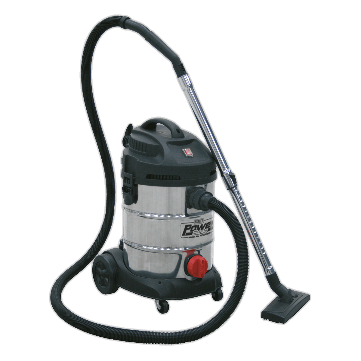 Industrial Vacuum Cleaner Stainless Steel Drum 30L 1400W/230V