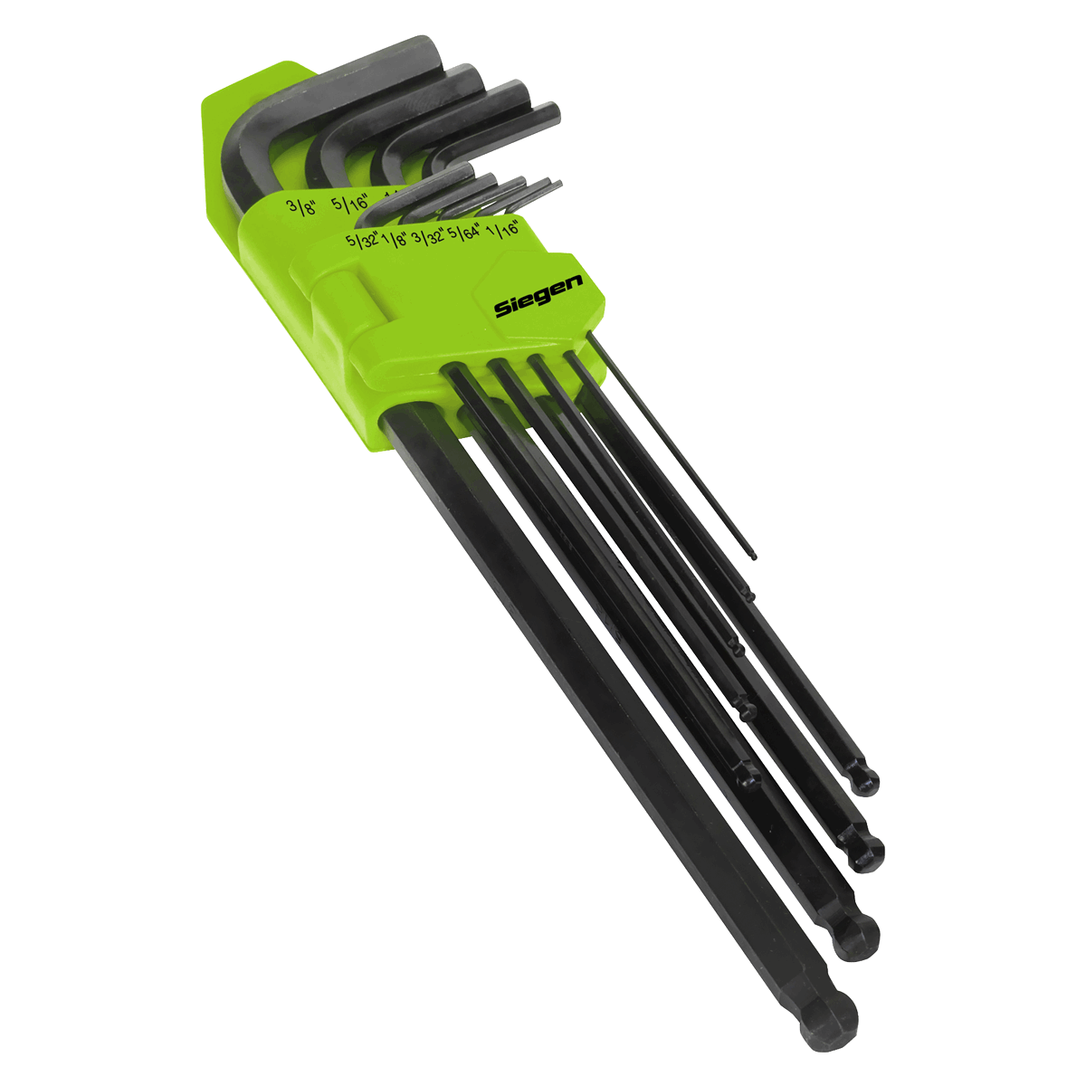 Ball-End Hex Key Set 9pc Extra-Long Imperial