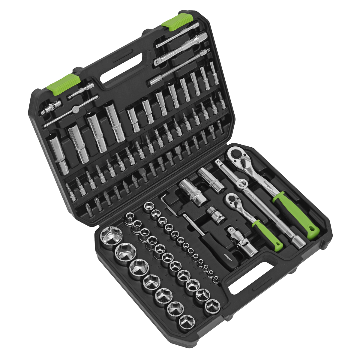 Socket Set 94pc 1/4" & 1/2"Sq Drive WallDrive• Metric