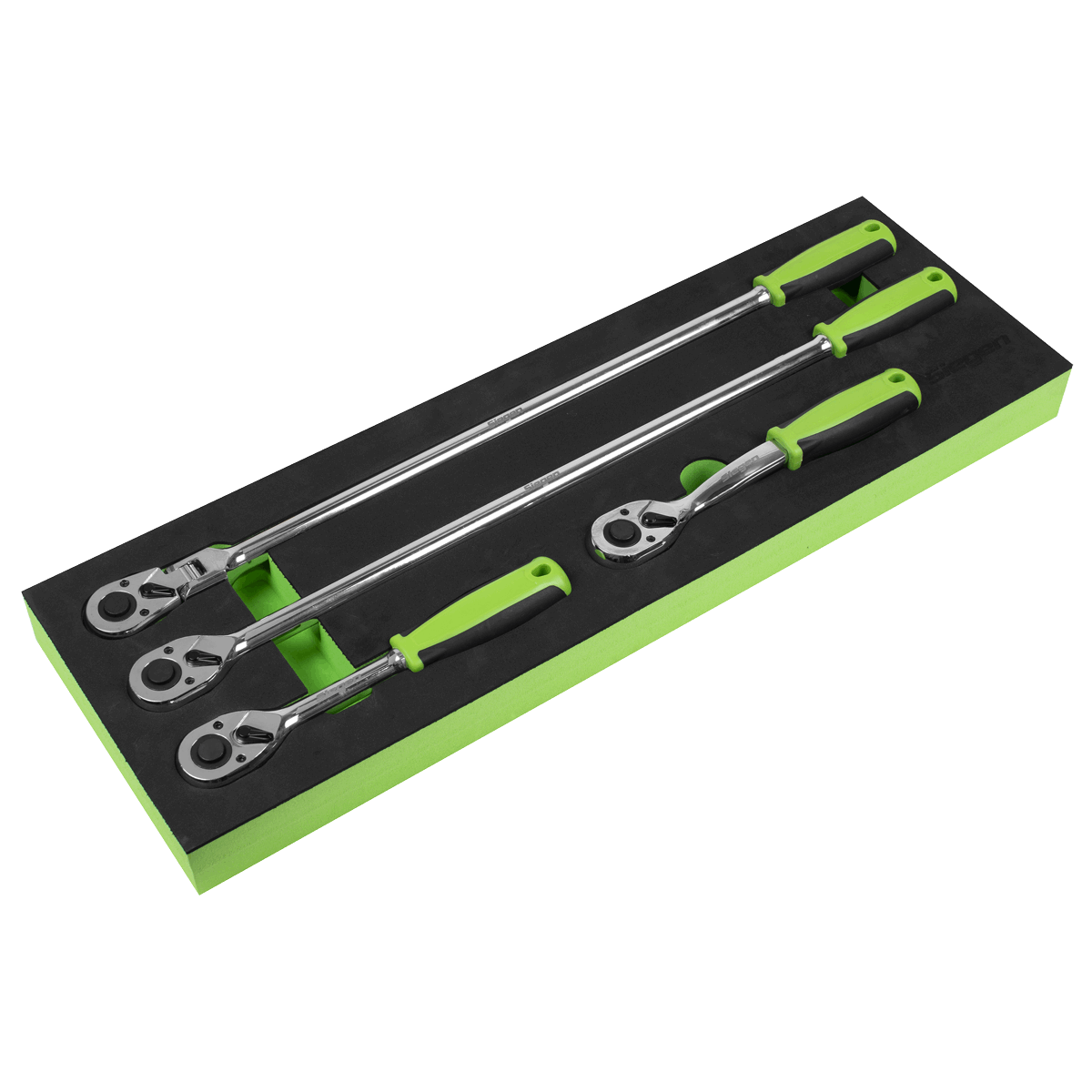 Ratchet Wrench Set 4pc 1/2"Sq Drive Flip Reverse