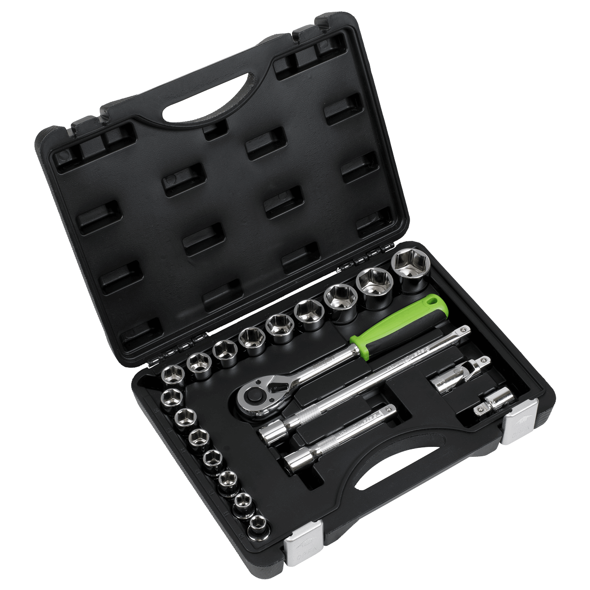Socket Set 21pc 1/2"Sq Drive Metric