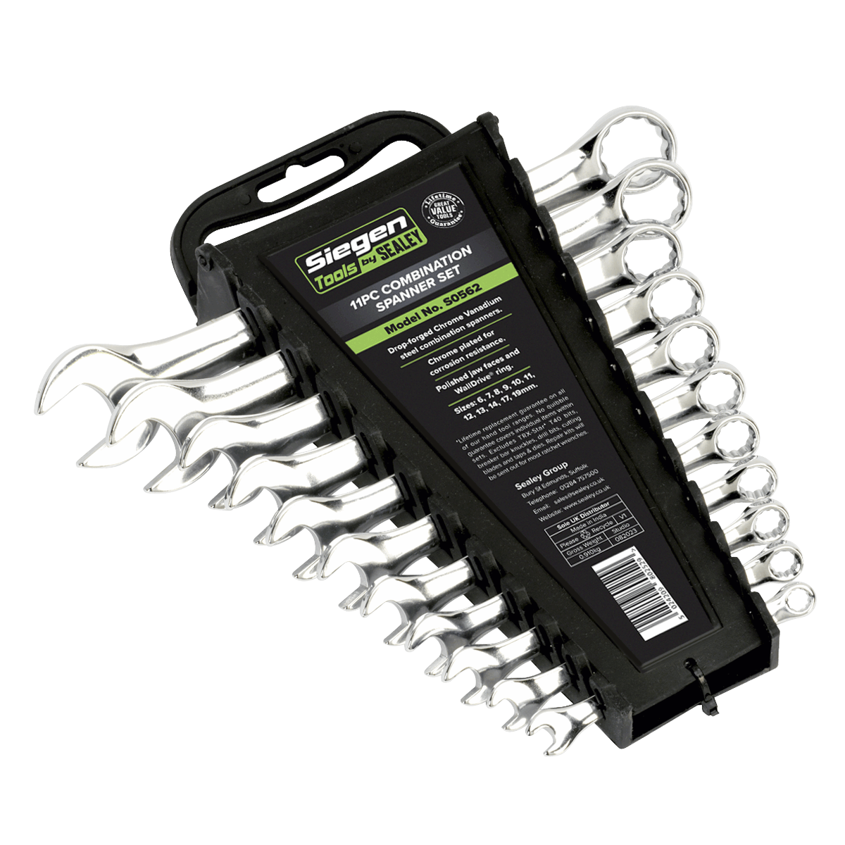 Combination Spanner Set 11pc Metric