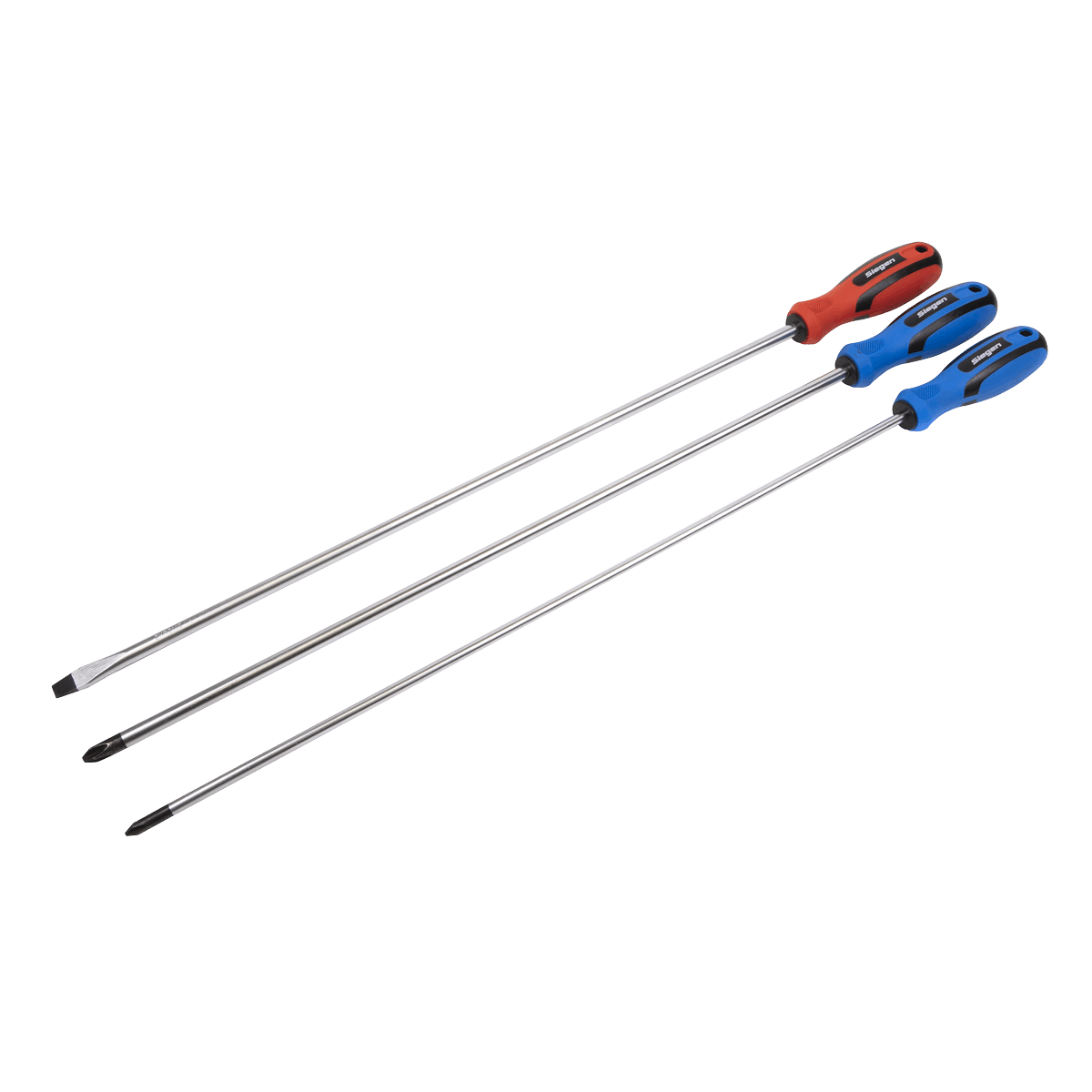 Screwdriver Set 3pc Extra-Long