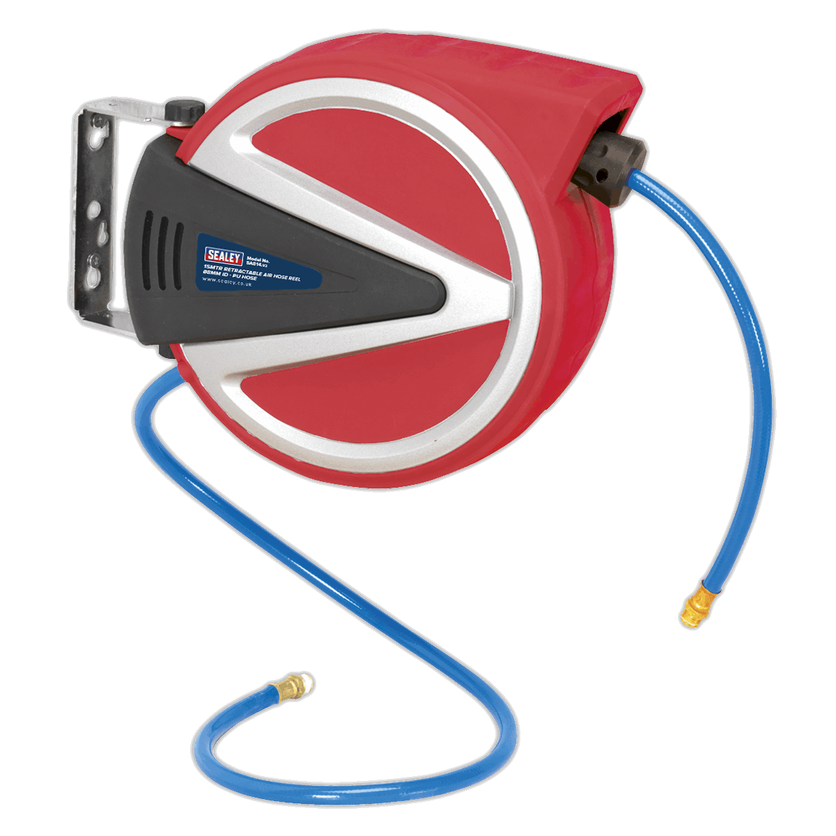 Retractable Air Hose Reel 15m •8mm ID - PU Hose