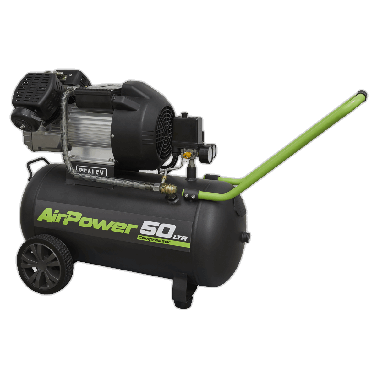 Air Compressor 50L V-Twin Direct Drive 3hp