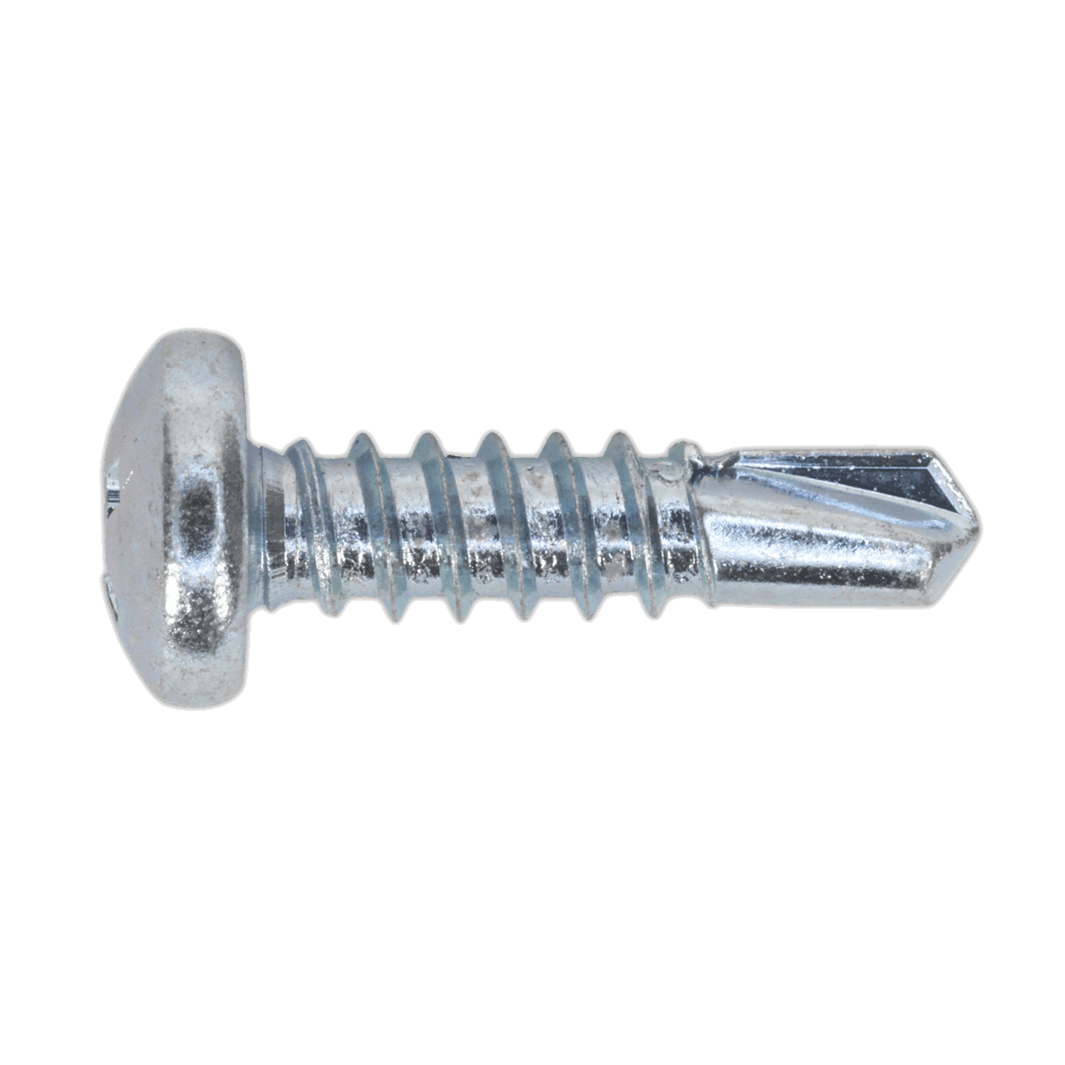 Self-Drilling Screw 4.8 x 19mm Pan Head Phillips Zinc Pack of 100