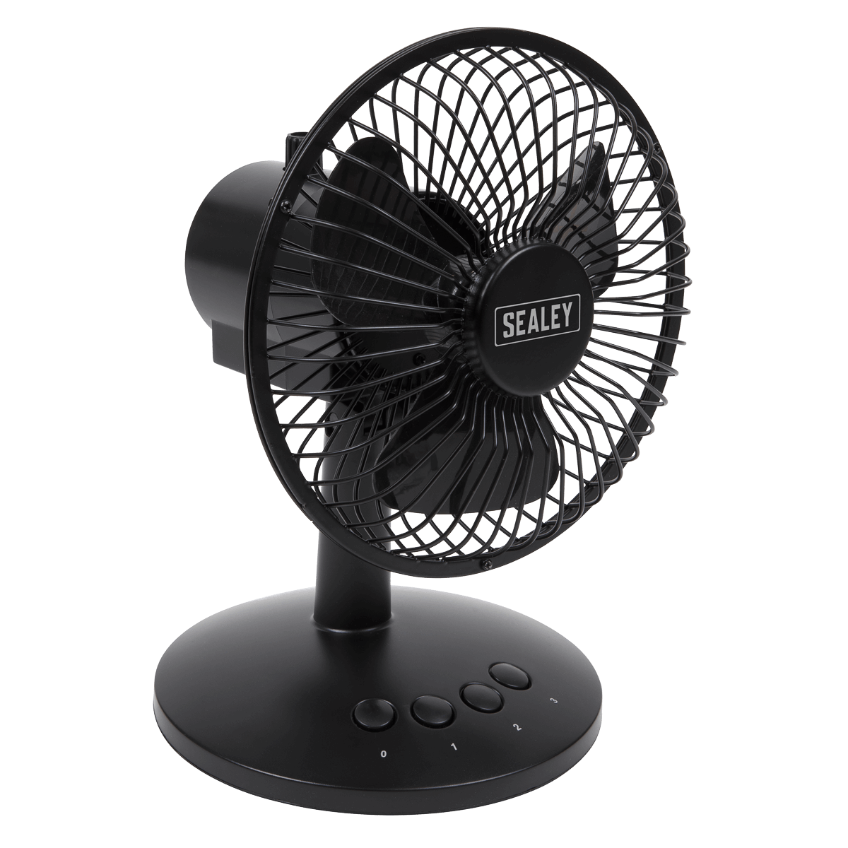 3-Speed Oscillating USB Desk Fan 6"