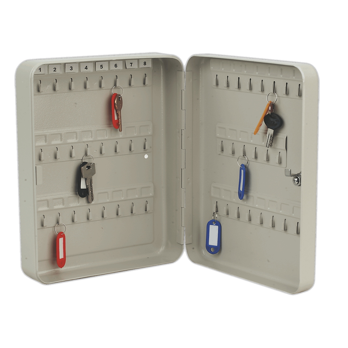 Key Cabinet with 45 Key Tags