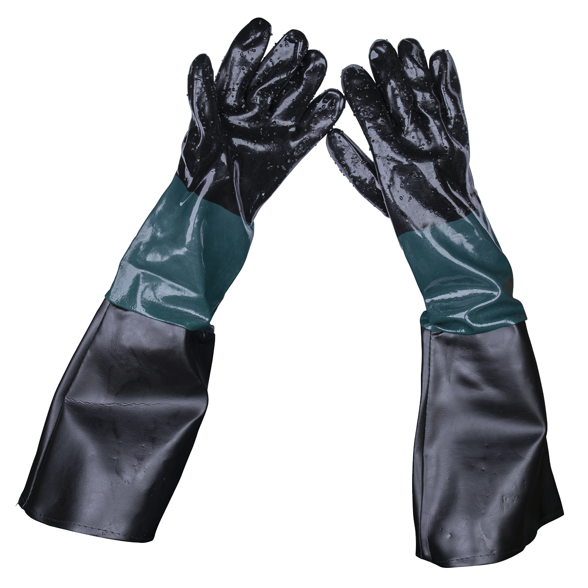 Shot Blasting Gauntlets 585mm Cuffed Pair