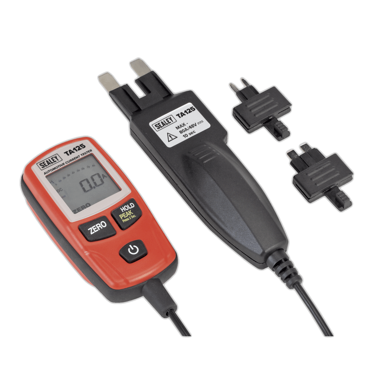 Automotive Current Tester 80A - Mini, Standard & Maxi Blade Fuses