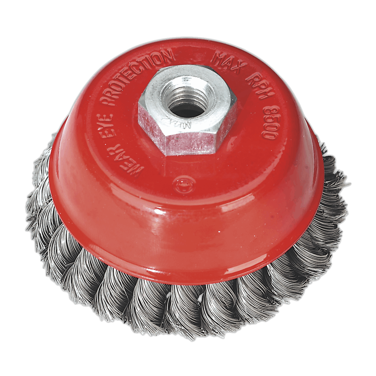 Twist Knot Wire Cup Brush •100mm M14 x 2mm