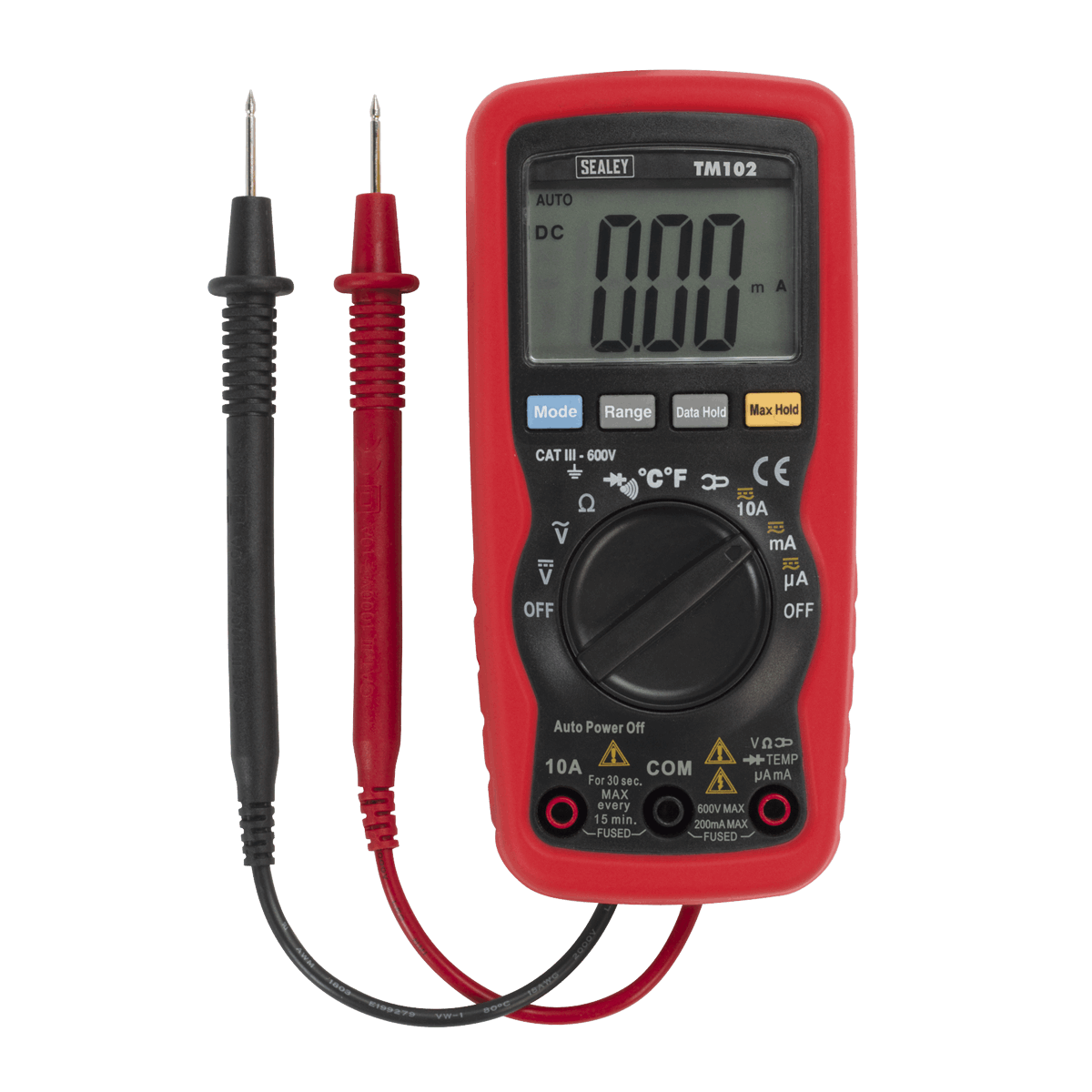 Professional Auto-Ranging Digital Multimeter - 8-Function