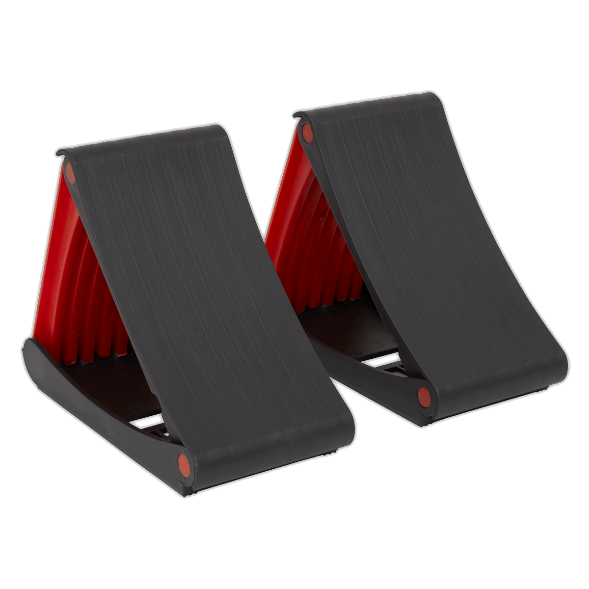 Folding Wheel Chocks - Pair