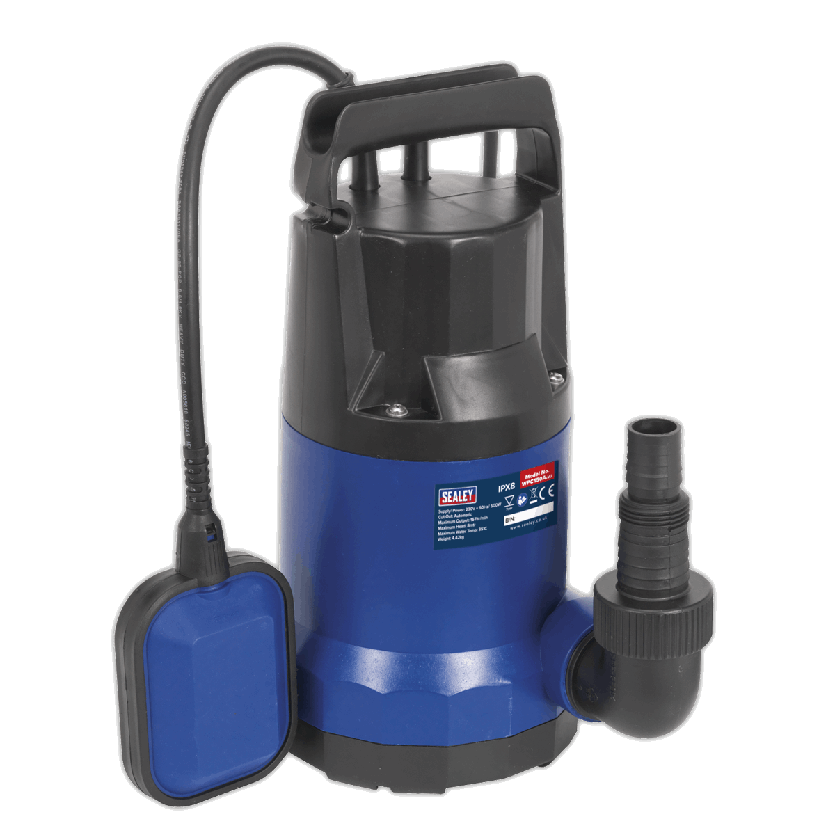 Submersible Water Pump Automatic 167L/min 230V